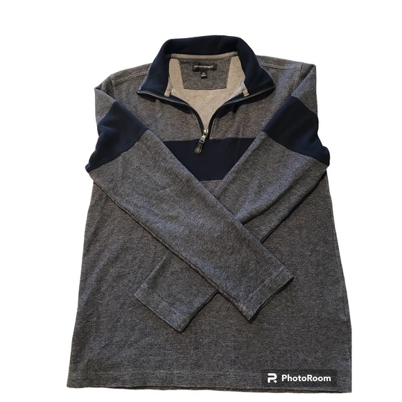 Banana Republic Men's‎ Medium  Long Sleeve Zip Up Pull Over Sweater - Picture 8 of 13